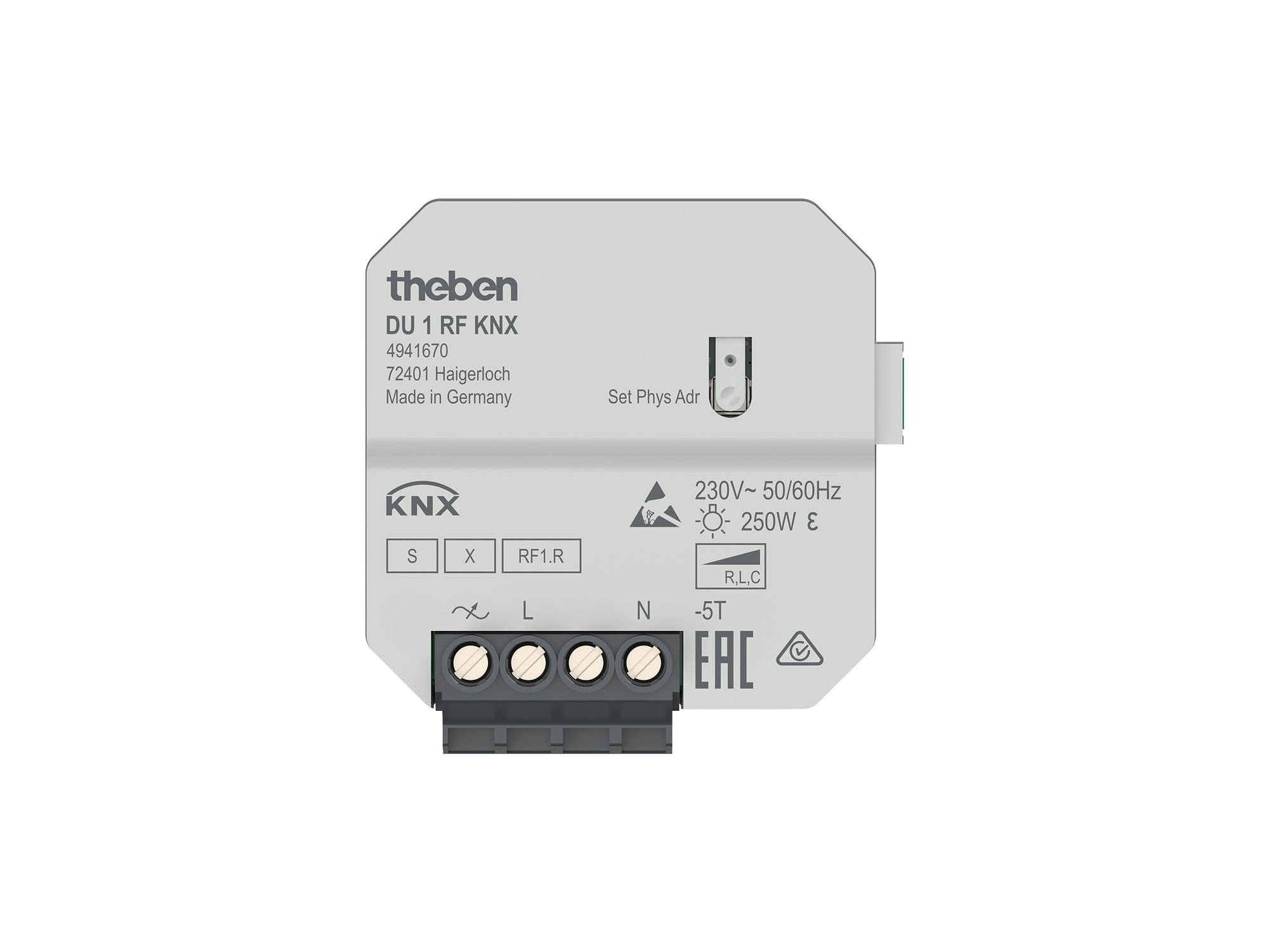 DU 1 RF KNX Actuators KNX Home and Building control Theben DU 1 RF KNX Actuators KNX Home and Building control Theben